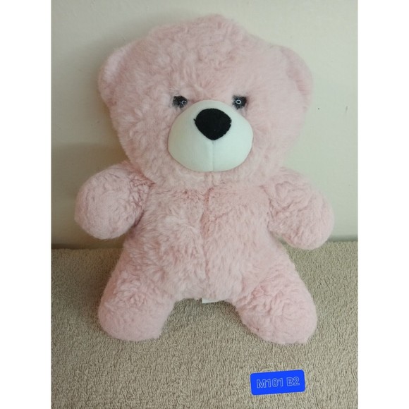 WORLDS SOFTEST Plush Teddy BEAR Stuffed Animal PINK Beverly Hills Teddy Bear Co - Picture 1 of 4